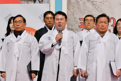 광주시교육청, 제107주년 3·10 독립만세운동 재현행사 참여
