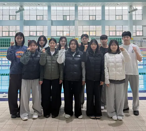 광주체육고, 전국핀수영대회서 금3·은5·동2 '휩쓸었다'