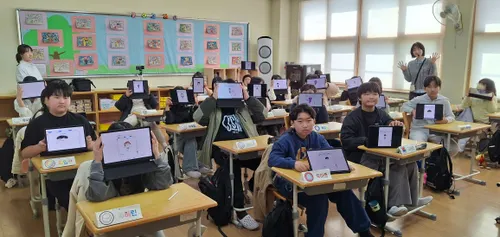 광주 송정초, 삼성전자와 손잡고 미래 교육의 현실 ‘AI 갤럭시 클래스’ 운영