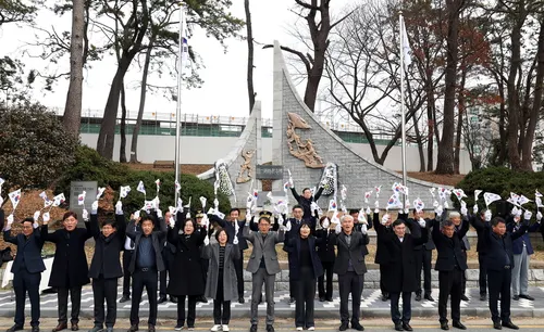 강진 3.1절 107주년, “대한독립 만세” 목청 높여